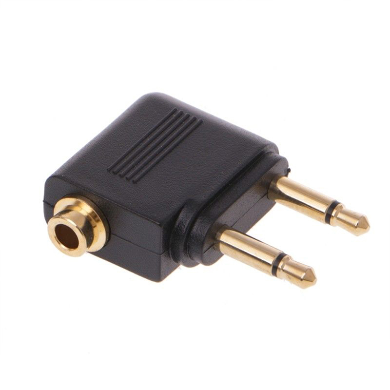 1 قطعة طائرة هوائية مطلية بالن - مراجعة Earphone Splitter Jack وسعره