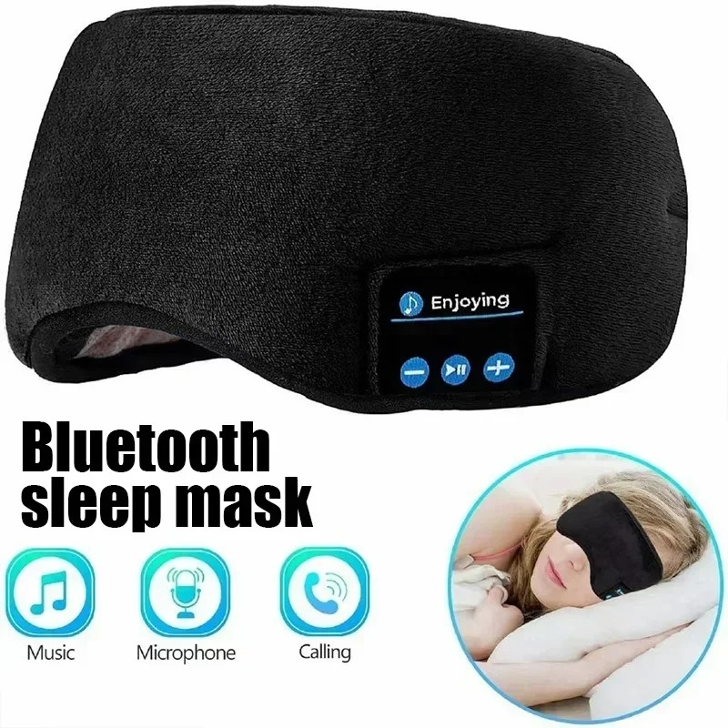 قناع عين ثلاثي الأبعاد مع سماع - مراجعة Bluetooth Headset On Ear وسعره