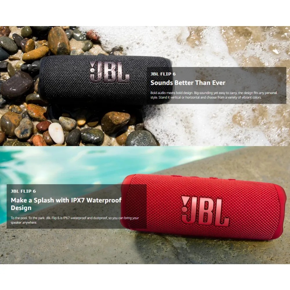 جهاز JBL FLIP6 لتشغيل الصوت في - مراجعة Jbl Speaker Flip 6 وسعره